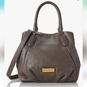 Marc by Marc Jacobs Pebbled Leather Shoulder Bag - Dark Brown